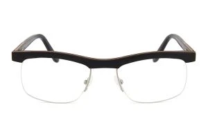 2017 Ķīna Lielapjoms Pirkt Briļļu Optical Frame mazajiem sejas Black Wood saulesbrilles